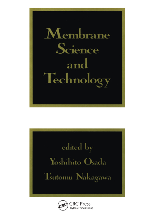 Cover image for book Membrane Science and Technology