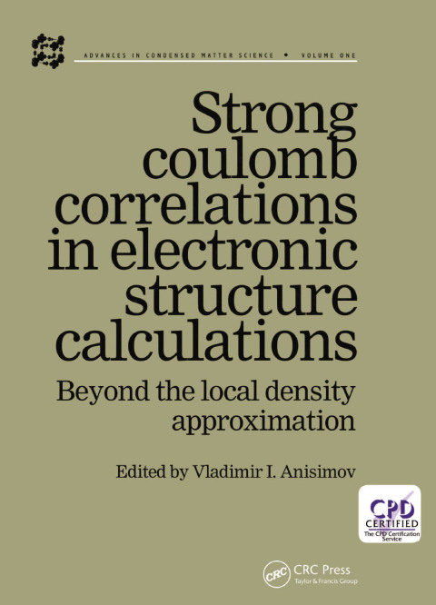 Cover image for book Strong Coulomb Correlations in Electronic Structure Calculations