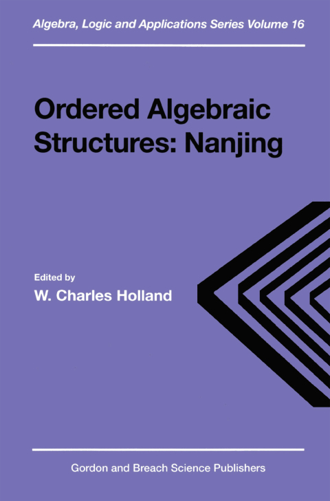 Cover image for book Ordered Algebraic Structures