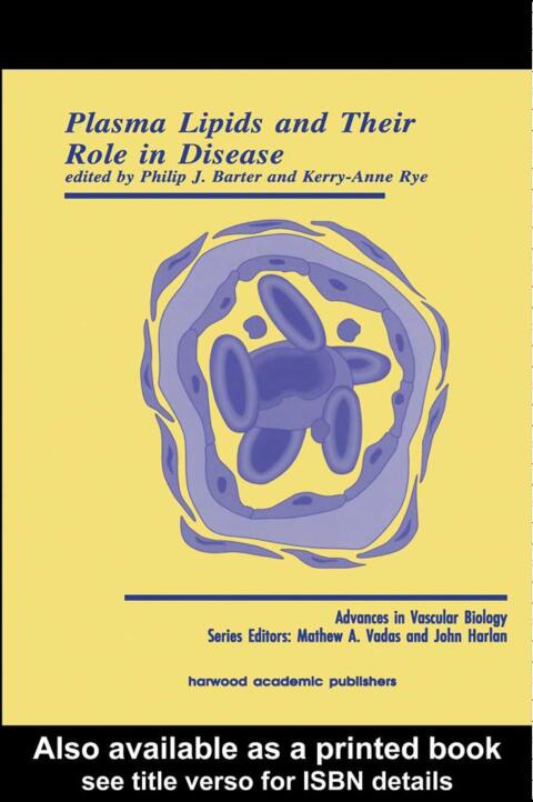 Cover image for book Plasma Lipids and Their Role in Disease