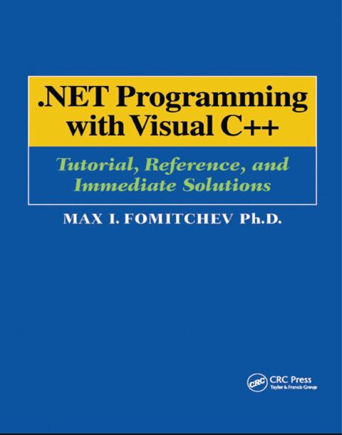 Cover image for book .NET Programming with Visual C++