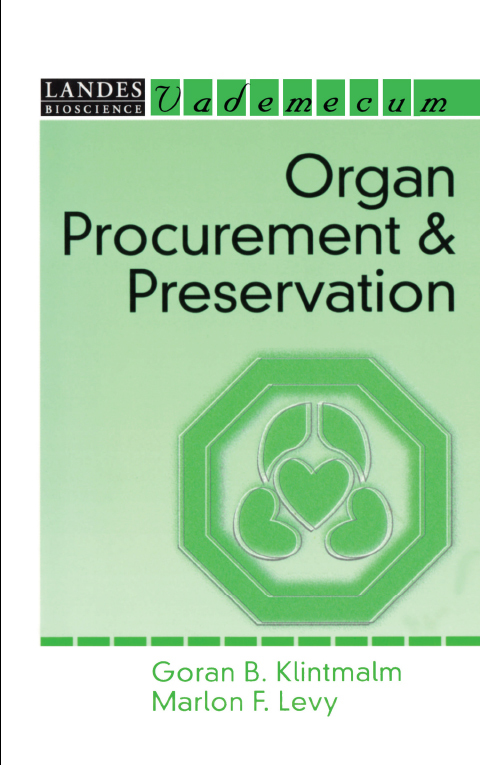 Cover image for book Organ Procurement and Preservation