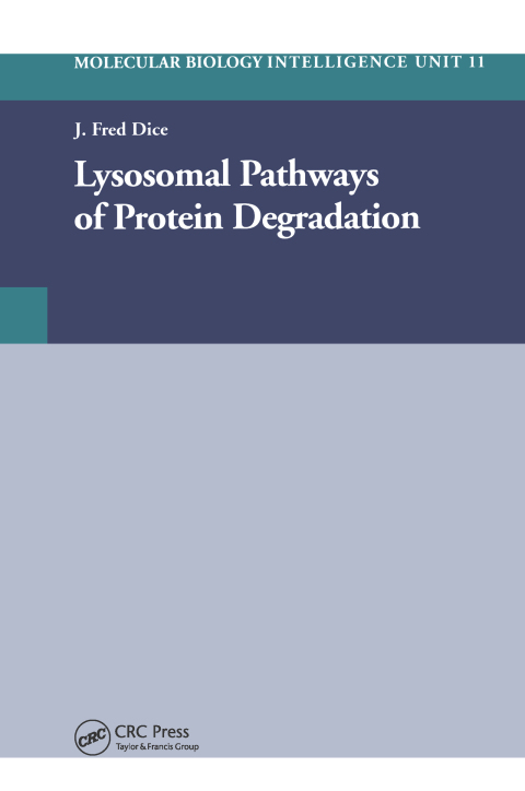 Cover image for book Lysosomal Pathways of Protein Degradation