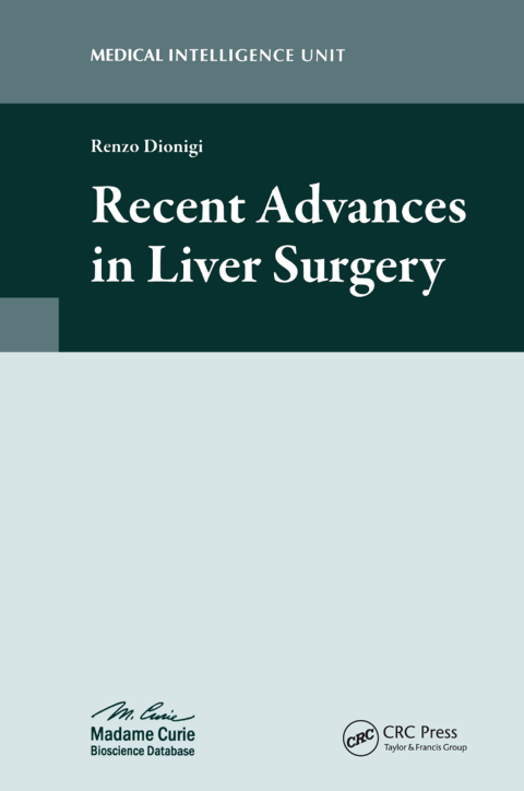 Cover image for book Recent Advances in Liver Surgery