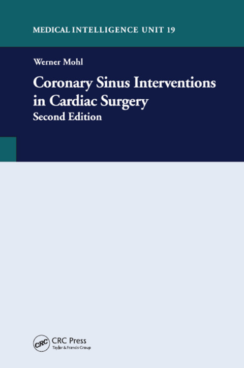 Cover image for book Coronary Sinus Intervention in Cardiac Surgery