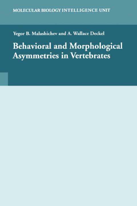 Cover image for book Behavioural and Morphological Asymmetries in Vertebrates
