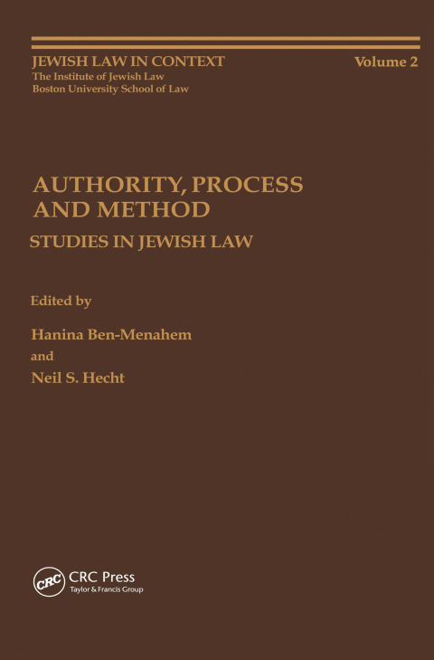 Cover image for book Authority, Process and Method