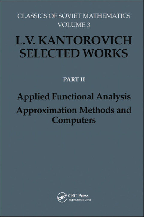 Cover image for book Applied Functional Analysis. Approximation Methods and Computers