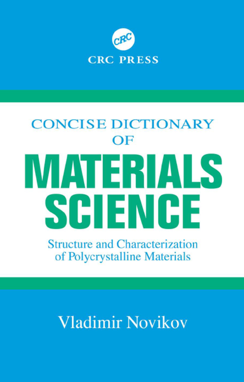 Cover image for book Concise Dictionary of Materials Science