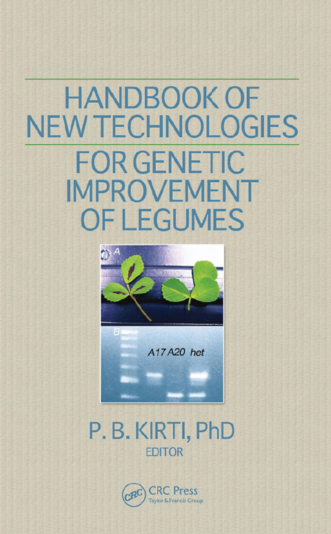 Cover image for book Handbook of New Technologies for Genetic Improvement of Legumes