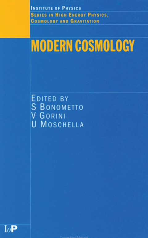 Cover image for book Modern Cosmology
