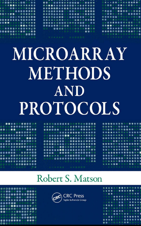 Cover image for book Microarray Methods and Protocols