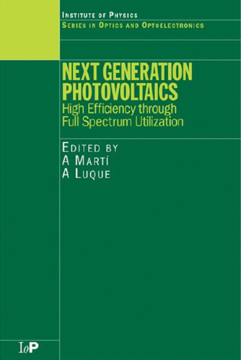 Cover image for book Next Generation Photovoltaics