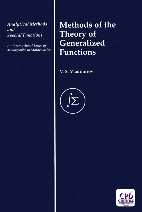Cover image for book Methods of the Theory of Generalized Functions