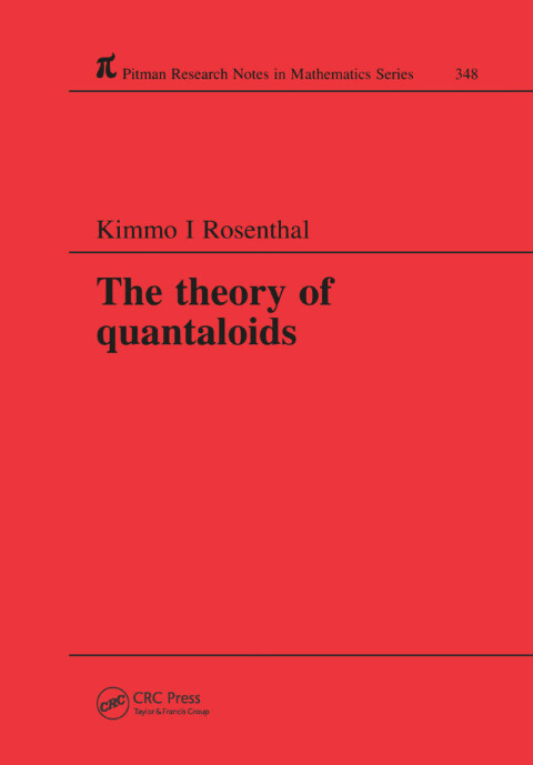 Cover image for book The Theory of Quantaloids