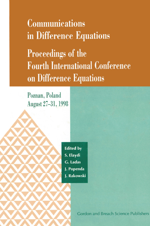 Cover image for book Communications in Difference Equations
