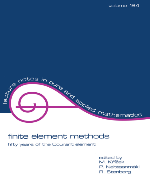 Cover image for book finite element methods