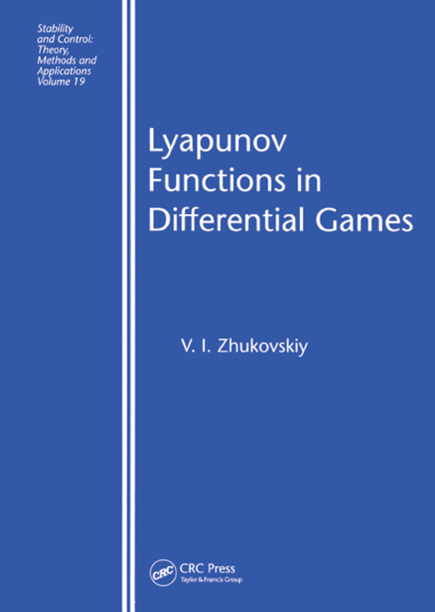 Cover image for book Lyapunov Functions in Differential Games