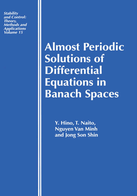 Cover image for book Almost Periodic Solutions of Differential Equations in Banach Spaces