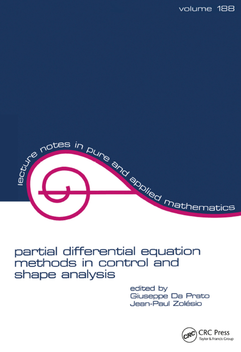Cover image for book partial differential equation methods in control and shape analysis