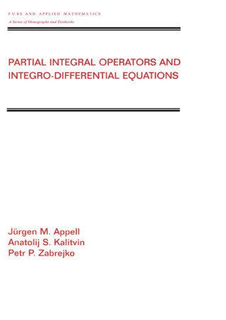 Partial Integral Operators and Integro-Differential Equations