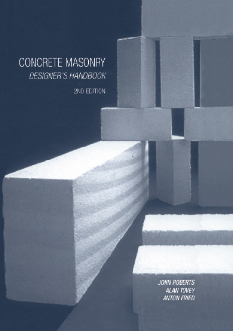 Cover image for book Concrete Masonry Designer's Handbook