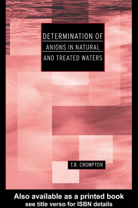 Determination of Anions in Natural and Treated Waters 