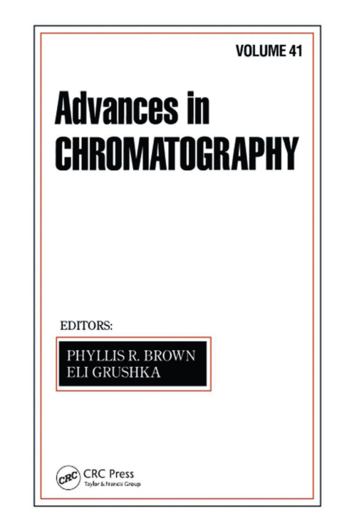 Cover image for book Advances in Chromatography