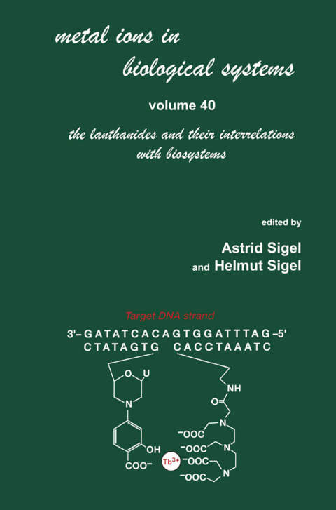 Cover image for book Metal Ions in Biological Systems