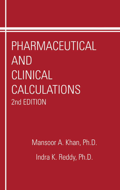 Cover image for book Pharmaceutical and Clinical Calculations