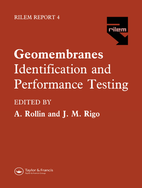 Cover image for book Geomembranes - Identification and Performance Testing