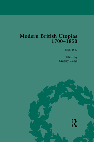 Modern British Utopias, 1700-1850 Vol 7