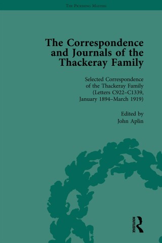The Correspondence and Journals of the Thackeray Family Vol 5