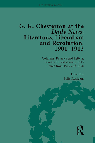 G K Chesterton at the Daily News, Part II, vol 8