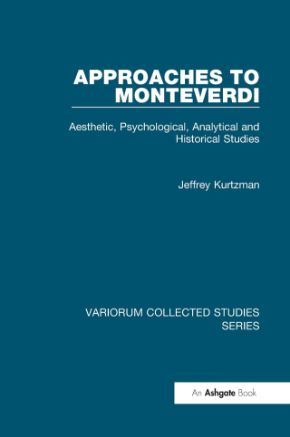 Approaches to Monteverdi