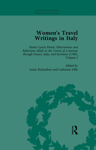 Women's Travel Writings in Italy, Part I Vol 3