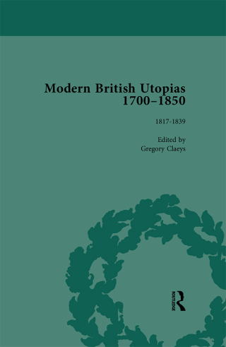 Modern British Utopias, 1700-1850 Vol 6