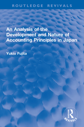 An Analysis of the Development and Nature of Accounting Principles in Japan