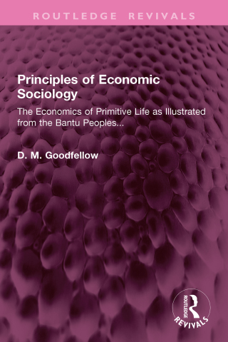 Principles of Economic Sociology