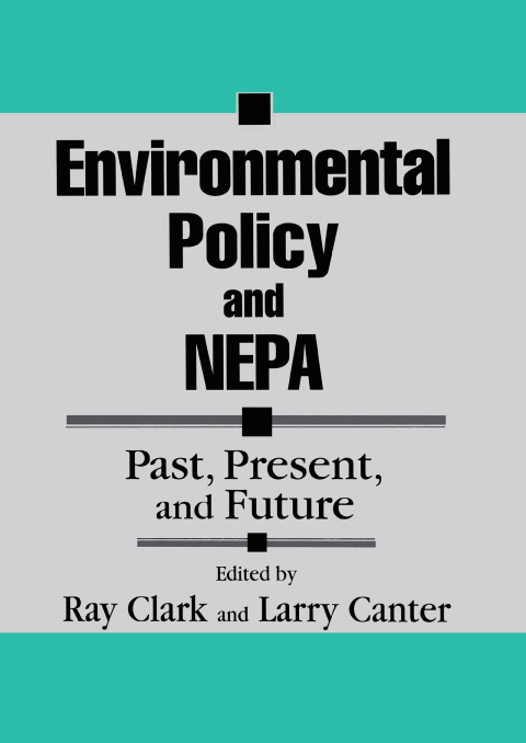 Cover image for book Environmental Policy and NEPA