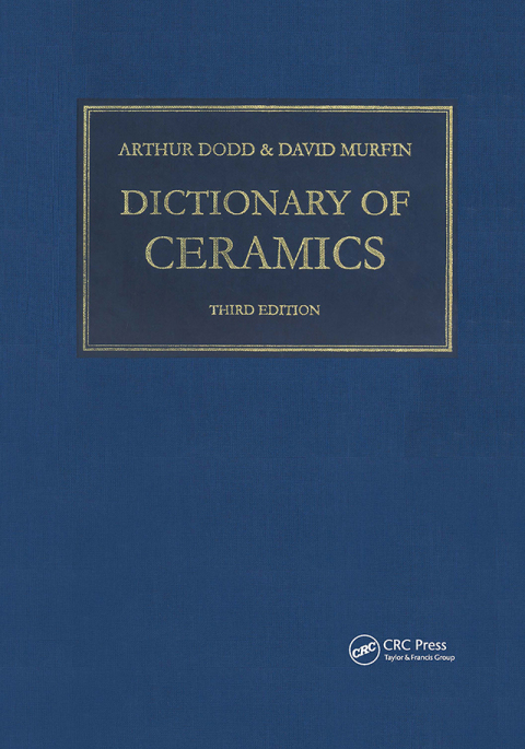 Cover image for book Dictionary of Ceramics