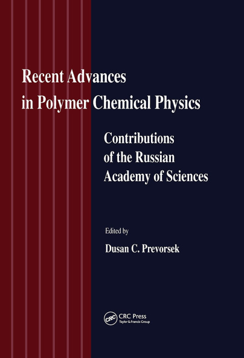 Cover image for book Recent Advances in Polymer Chemical Physics