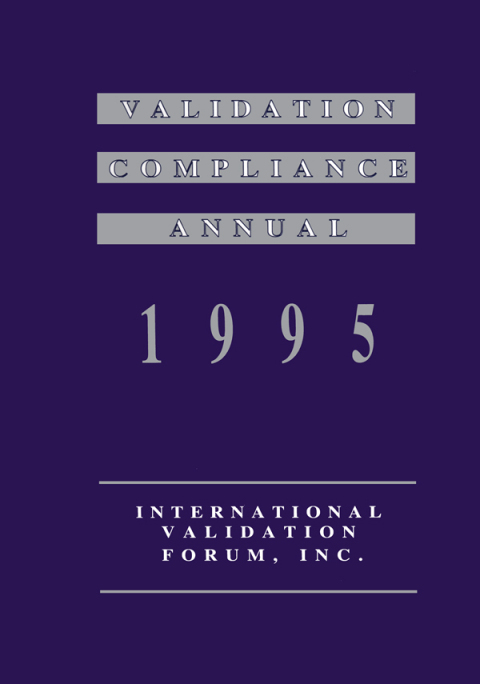 Cover image for book Validation Compliance Annual