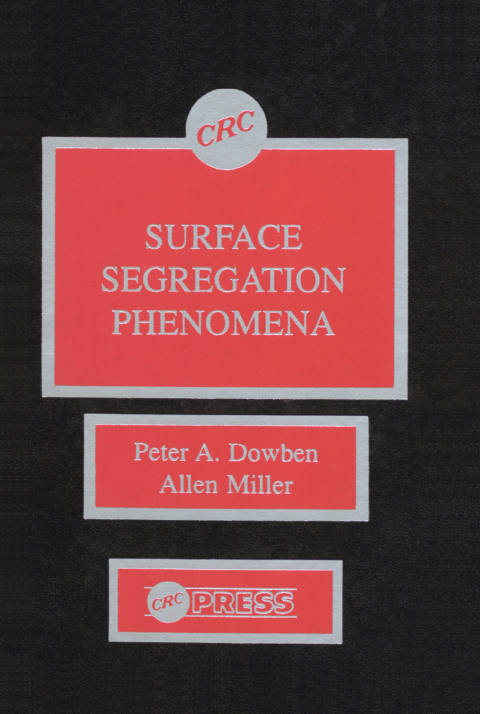 Surface Segregationphenomena 