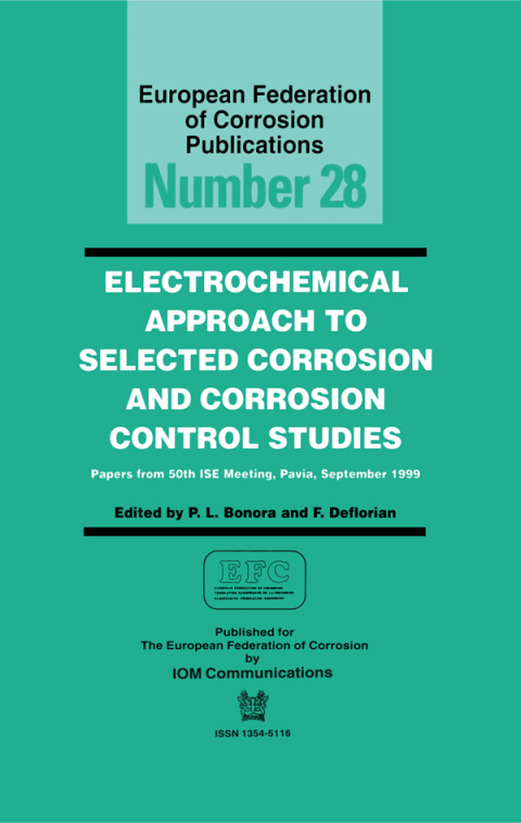 Cover image for book Electrochemical Approach to Selected Corrosion and Corrosion Control Studies (EFC 28)