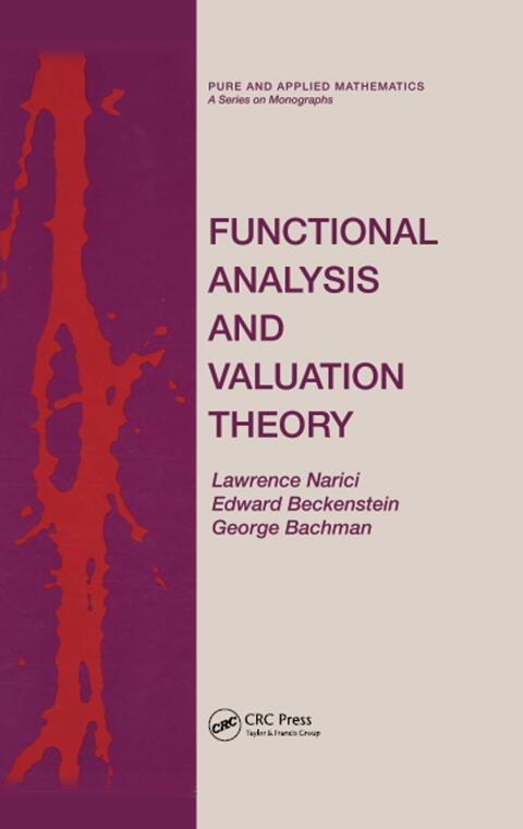 Cover image for book Functional Analysis and Valuation Theory