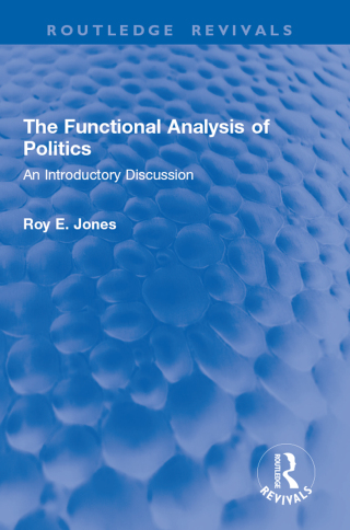 The Functional Analysis of Politics