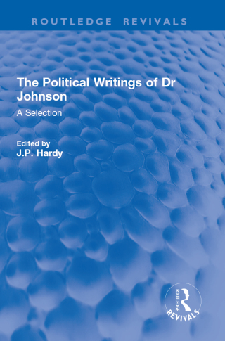 The Political Writings of Dr Johnson