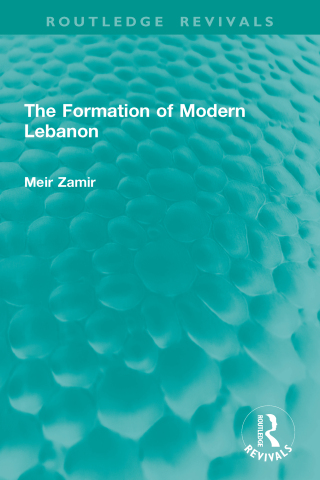 The Formation of Modern Lebanon
