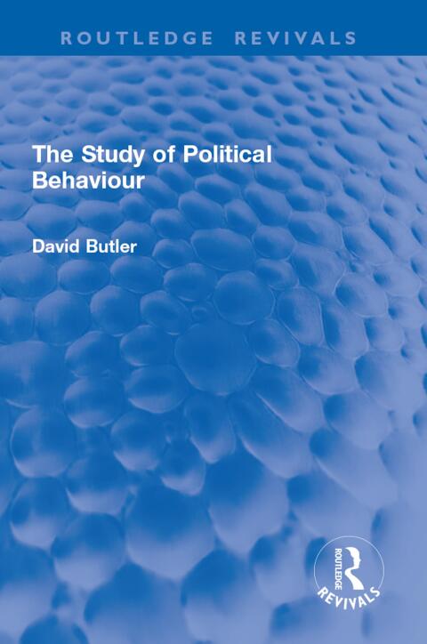 The Study of Political Behaviour 